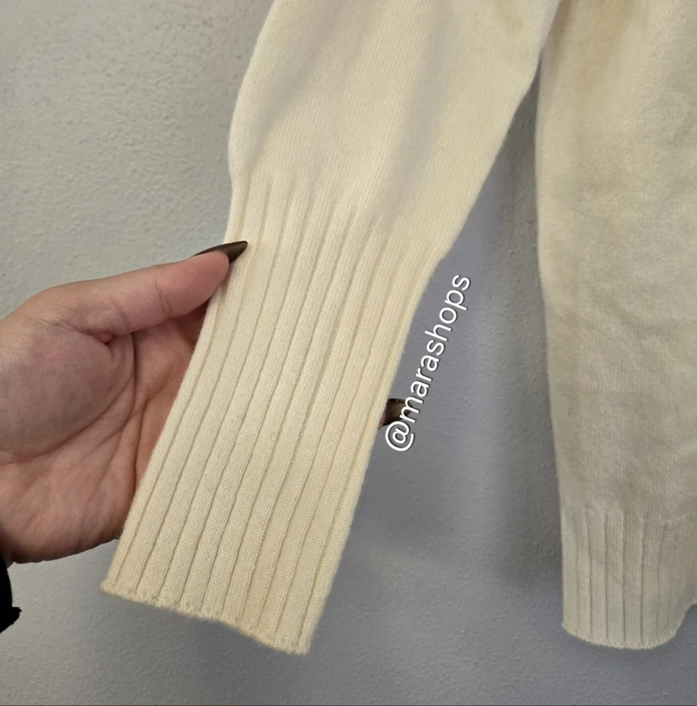 J. Mclaughlin Caitie Cream Cashmere Sweater